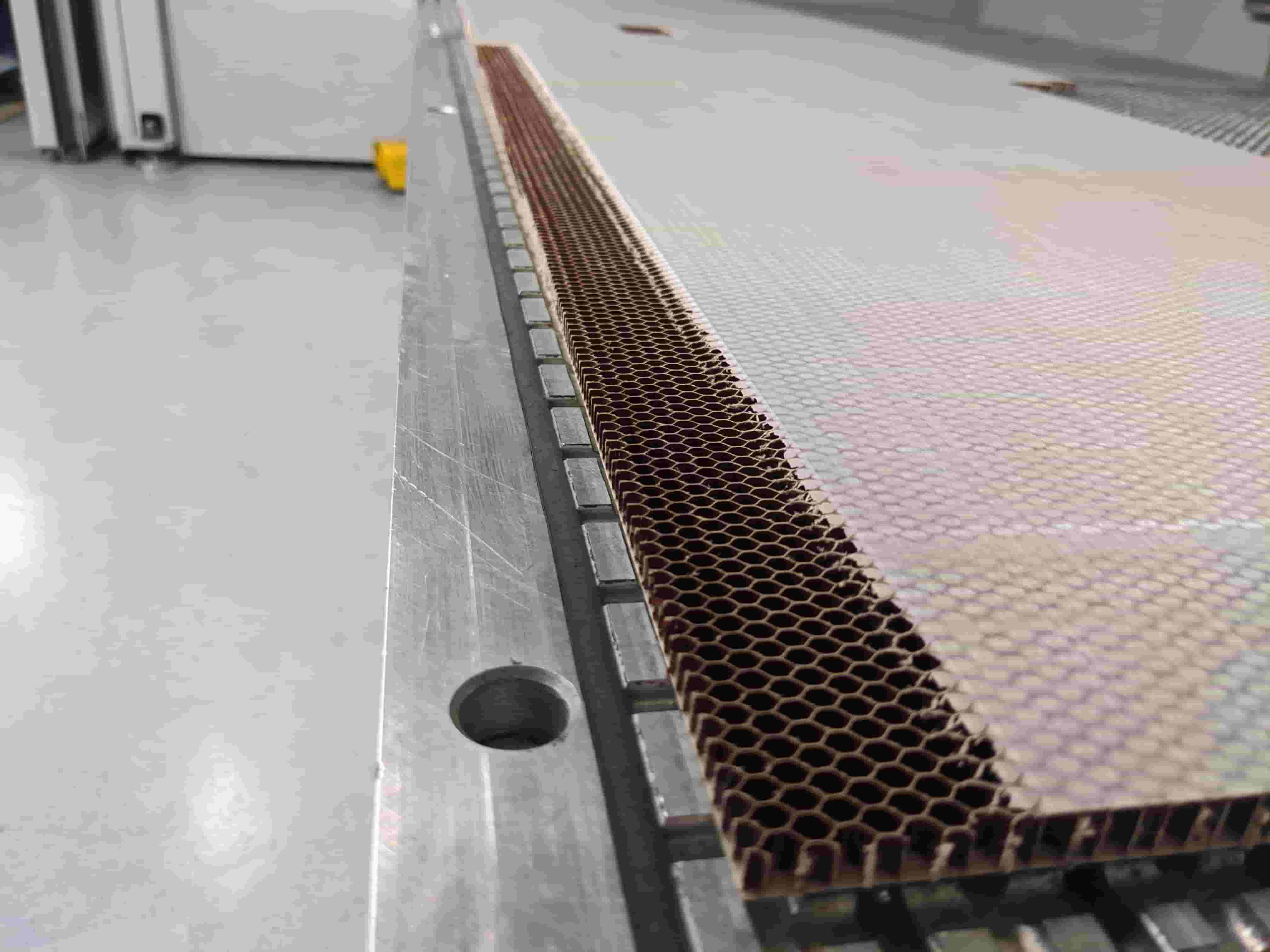 CNC machining honeycomb core